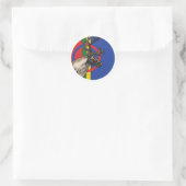 Sami Rendier Sami Nationale Dierenvlag Ronde Sticker (Tas)