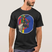 Sami Rendier Sami Nationale Dierenvlag T-shirt (Voorkant)