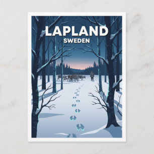 Sámi rendierland Kiruna Zweden Briefkaart