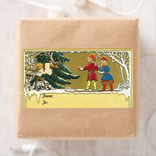 SAMI SAPMI RENDIER NOMADIC HERDSMAN LAPLAND LABEL (Insitu)