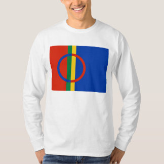 Sami-vlag (lange hoezen) t-shirt