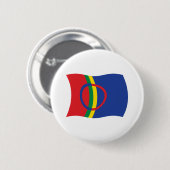 Sámi-vlagknop Ronde Button 5,7 Cm (Voorkant /achterkant)