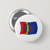 Sámi-vlagknop Ronde Button 5,7 Cm (Voorkant /achterkant)