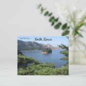 Samil Lake nabij Kumgang Mountains Noord-Korea Briefkaart (Staand voorkant)