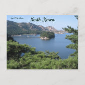 Samil Lake nabij Kumgang Mountains Noord-Korea Briefkaart (Voorkant)