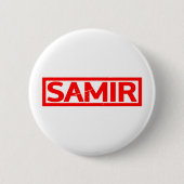 Samir Stamp Ronde Button 5,7 Cm (Voorkant)