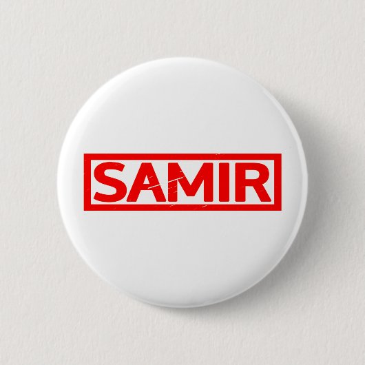 Samir Stamp Ronde Button 5,7 Cm (Voorkant)
