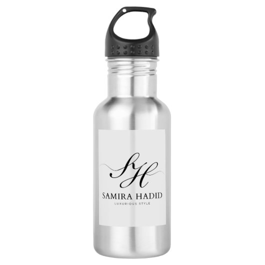 Samira Hadid Monogram Luxe Waterfles (Voorkant)