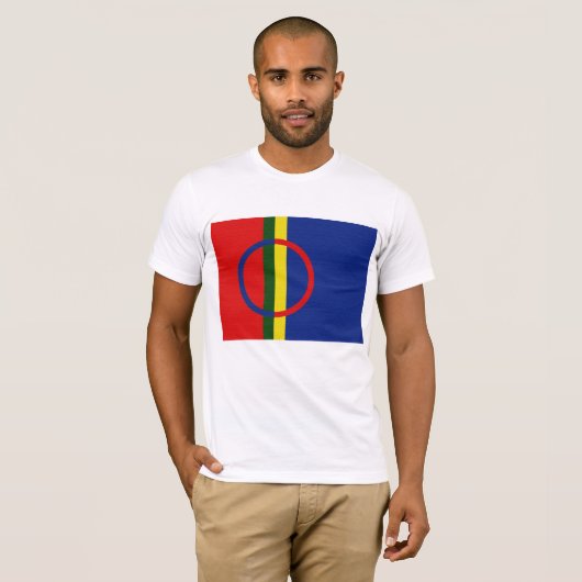 Sami's vlag t-shirt (Voorkant volledig)