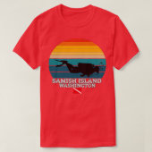 Samish Island US Island Scuba Diving T-shirt (Design voorkant)