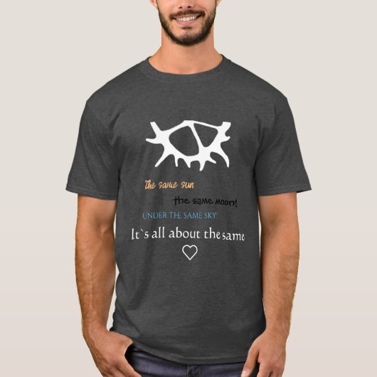 Samisk inspiratie het is allemaal ongeveer hetzelf t-shirt (Voorkant)