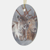 Samisk inspiration  keramisch ornament (Links)