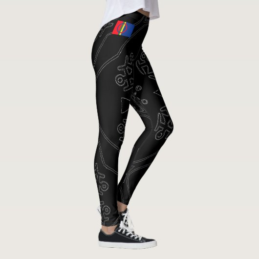 Samisk inspiration  leggings (Rechts)