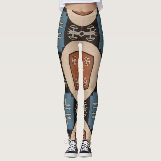 Samisk inspiration  leggings (Voorkant)
