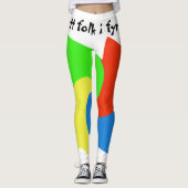 Samisk inspiration  leggings (Voorkant)