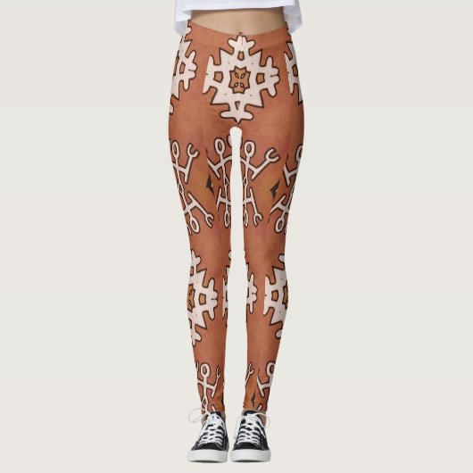 Samisk inspiration  leggings (Voorkant)