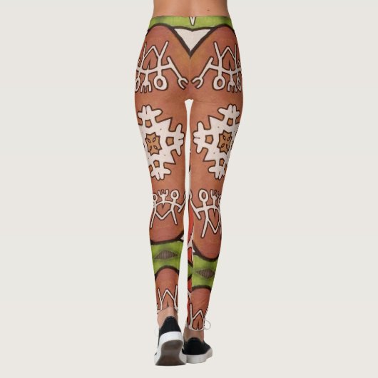 Samisk inspiration  leggings (Achterkant)