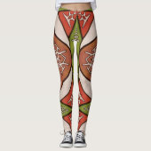 Samisk inspiration  leggings (Voorkant)