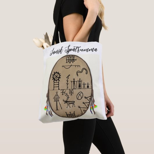 Samisk Spåtrumma Tote Bag (Dichtbij)