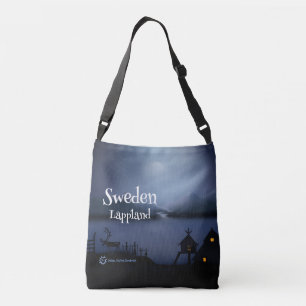 Samiska tecken Skymning in Lapland Crossbody Tas