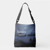 Samiska tecken Skymning in Lapland Crossbody Tas (Voorkant)