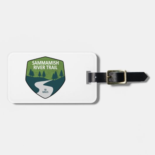 Sammamish River Trail Washington Bagagelabel (Voorkant horizontaal)