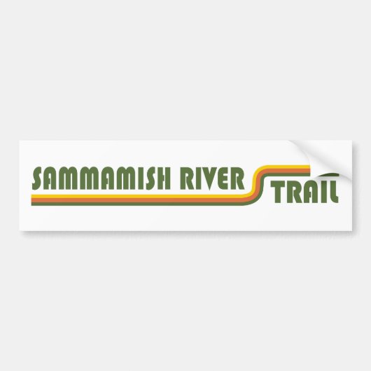 Sammamish River Trail Washington Bumpersticker (Voorkant)