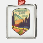 Sammamish River Trail Washington Colors Metalen Ornament (Links)