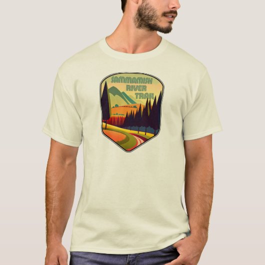 Sammamish River Trail Washington Colors T-shirt (Voorkant)
