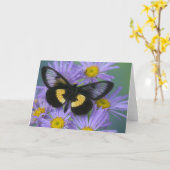 Sammamish Washington Foto van Butterfly 13 Kaart (Gele Bloem)