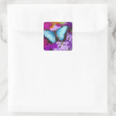 Sammamish Washington Tropical Butterfly Vierkante Sticker (Tas)