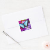 Sammamish Washington Tropical Butterfly Vierkante Sticker (Envelop)