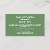 Sammarinese Vlag & Wapen, San Marino Visitekaartje (Achterkant)