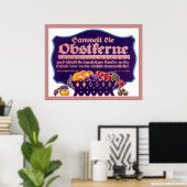 Sammelt die Obstkerne ~ WW1-Poster Poster (Thuiskantoor)