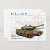 Sammler Modellpanzer Leopard 2 A5 Briefkaart (Voorkant / Achterkant)