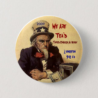 sammy, 2009, we    zijnTea'd, stort genoeg Alrea.. Ronde Button 5,7 Cm