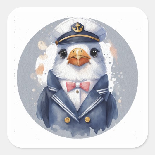 Sammy Classic Ronde Sticker (Voorkant)