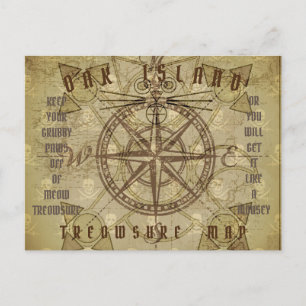 SAMMY DABADDABUCCOS OAK ISLAND FEESTDAGENKAART