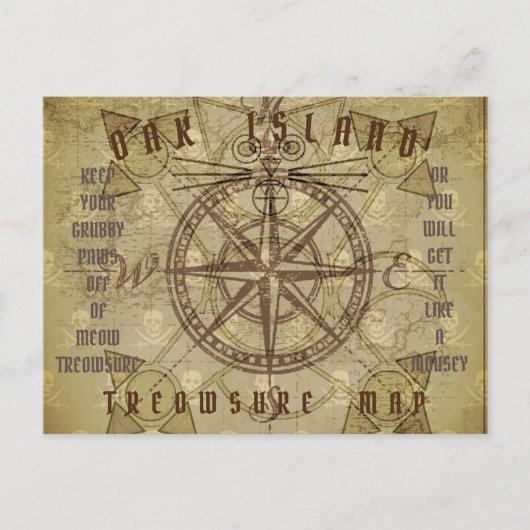 SAMMY DABADDABUCCOS OAK ISLAND FEESTDAGENKAART (Voorkant)