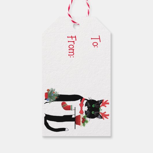 Sammy de Server, Aangepaste Gift Labels Cadeaulabel (Achterkant)