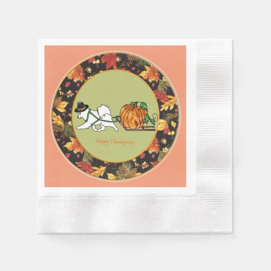 Sammy Decorative Paper Napkins-Thanksgiving Servet (Voorkant)