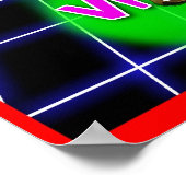 Sammy en de Vrouw in het Rode Theatrische Poster (Hoek)