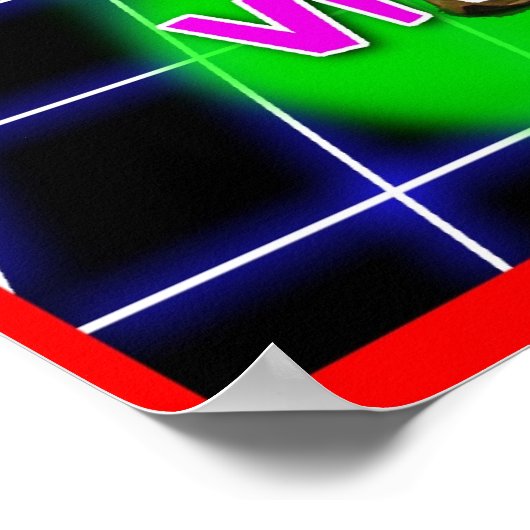 Sammy en de Vrouw in het Rode Theatrische Poster (Hoek)