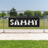 Sammy gespeld in Samoyed Letters Spandoek (Insitu)