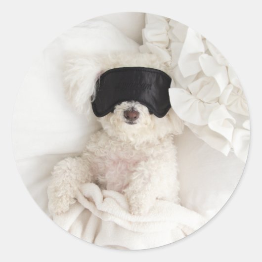 Sammy jongen ronde sticker (Voorkant)