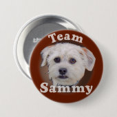 Sammy-knop Ronde Button 7,6 Cm (Voorkant /achterkant)