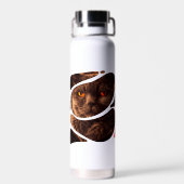 "Sammy Midnight" Kat Vacuüm Geïsoleerde Fles (Achterkant)