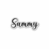 Sammy Name - handgeschreven kalligrafie Sticker (Voorkant)