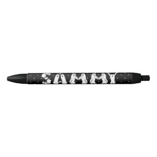 Sammy Spelling in Samoyed Dog Letters Zwarte Inkt Pen
