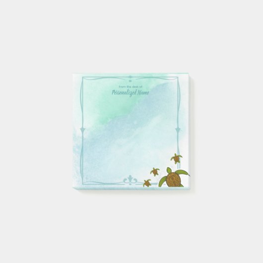 Sammy Zee Turtle Post-it® Notes (Voorkant)